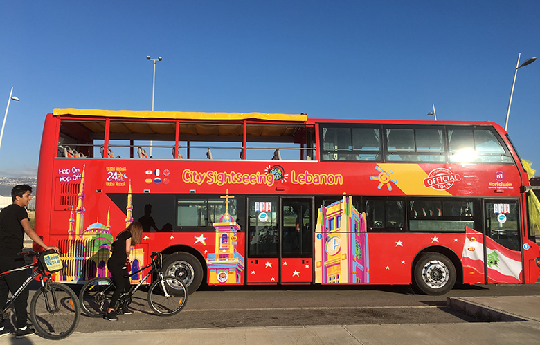 beirut tour bus