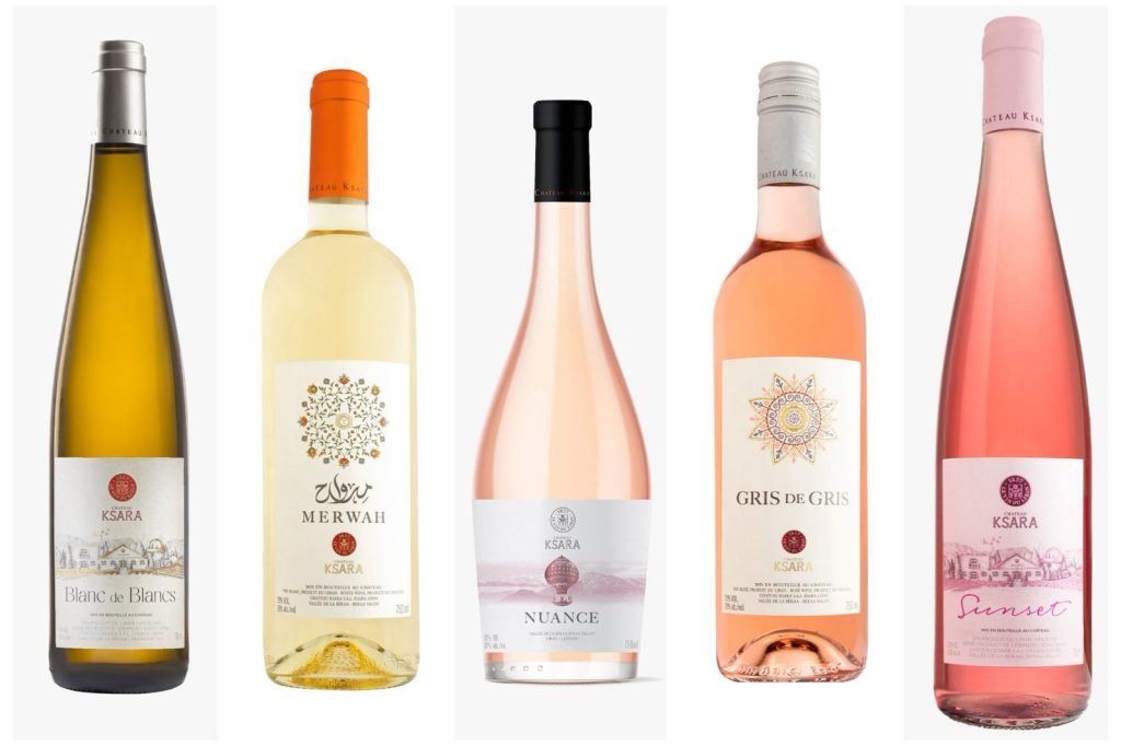 Ksara summer wines selected